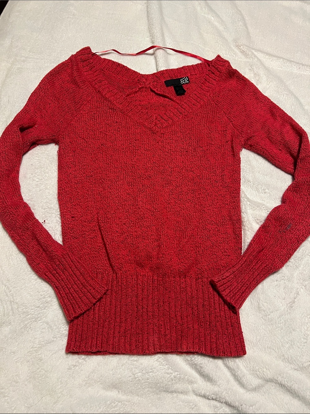 Fox sweater magenta